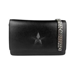 GIVENCHY Black Leather Shoulder Bag